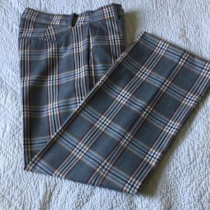 Cropped Plaid J Crew Pant